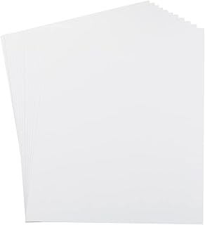 50 Sheets White A4 Kraft Cardstock Paper