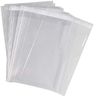 240x310mm A4 Clear Self Seal Plastic Bags 200 Bags