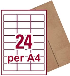 A4 Self Adhesive Address Labels - 960 Labels