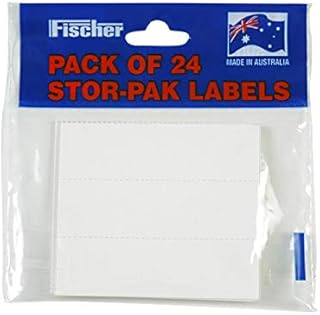 Fischer Plastic Stor Pak Bin Labels 24 Pieces
