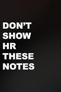 Funny Lined Notebook for Office Gag Gift