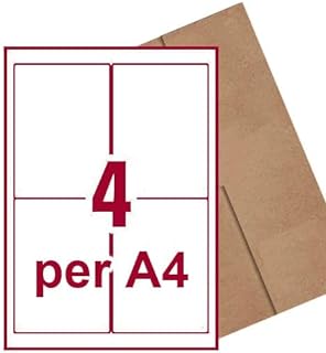 A4 Self Adhesive Address Labels 160 Labels