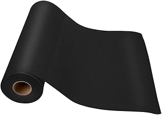 RINGSUN Black Wrapping Paper Roll, 38 * 1000