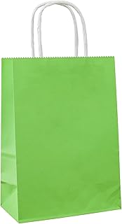 UKKQES 10PCS Kraft Paper Rainbow Gift Bag