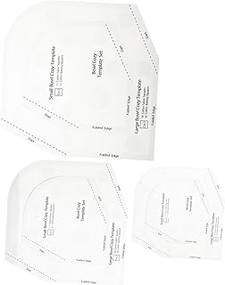 Hohopeti 3pcs Hexagon Quilting Templates