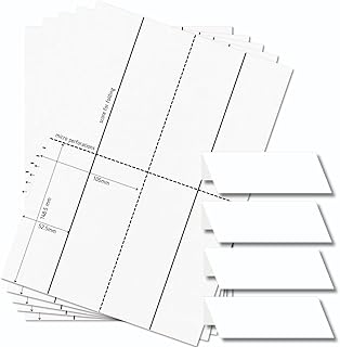 OfficeGear Tent Cards 4-up Bulk Pack