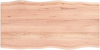 vidaXL Solid Oak Wood Tabletop 100x50x2 cm