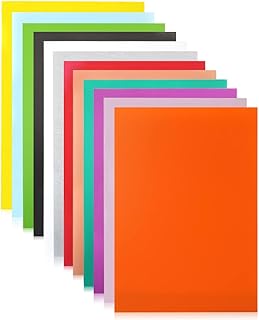 12pcs Colorful Shrink Films Papers, Heat Shrink Sheets, Sh