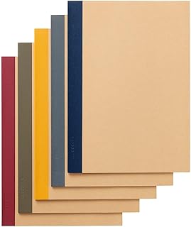 MUJI 5 Notebook Set, Color Ruled B5