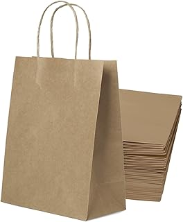 30 Pcs Brown Paper Party Favor Bags Bulk