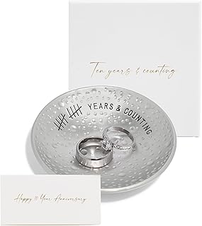 PureRejuva 10th Anniversary Ring Holder Dish & Gift Box
