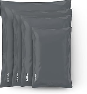 Straame 60 Mixed Size Grey Self-Seal Mailing Bags