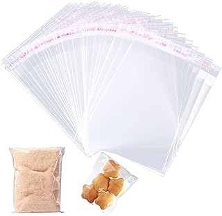 200 Pcs Clear Self Seal Cellophane Bags 24x30