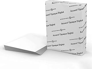 Accent Opaque White Cardstock Paper, 80lb, 8.