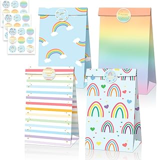 24PCS Rainbow Themed Party Favour Bags