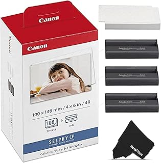 Canon KP-108IN Selphy Ink Cartridge & Paper Set,