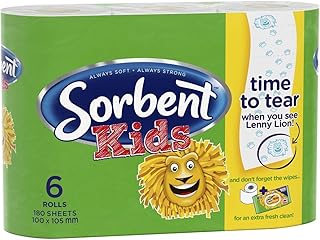 Sorbent Kid's TP (Pack of 6)