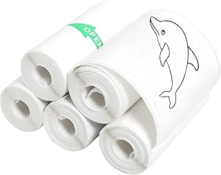5 Rolls of Thermal Adhesive Sticker Paper by KozyOne
