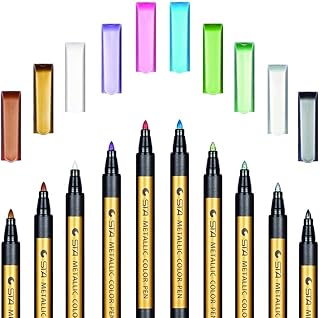 SAYEEC Metallic Marker Pens 10 Colors