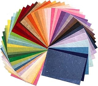RATREE SHOP 20 Pink Mulberry Paper Sheets