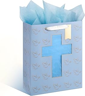 Blue Gift Bag - 25.3 x 12.7 x