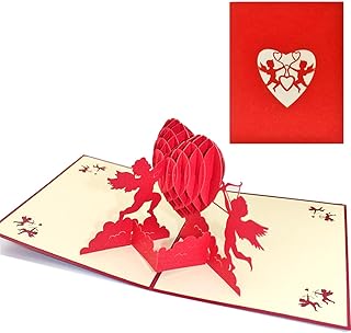 3D Anniversary Pop Up Cards (Cupid)