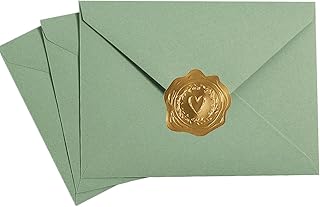 50 Sage-Green A6 Envelopes for 4 x 6