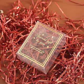 60 Pack Clear PVC Favor Boxes, 3.5