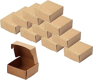 10 Pack Small Kraft Gift Boxes