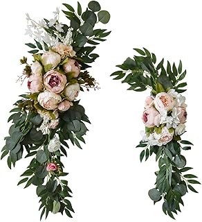 2Pcs Artificial Flower Wedding Decoration