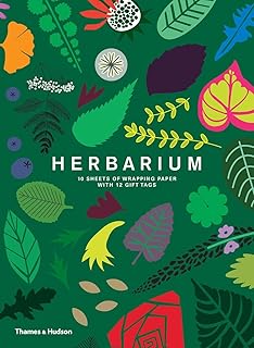 Herbarium Gift Wrap Book: 10 Sheets + 12 Tags