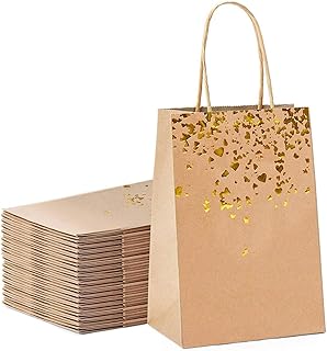 12Pcs Brown Paper Party Bags