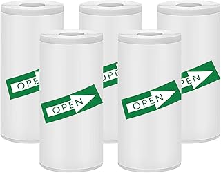 5 Rolls Thermal Adhesive Sticker, 57 x 30 mm,