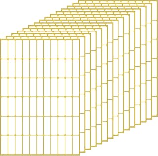 HAIKING White Labels Stickers, 990 Pcs