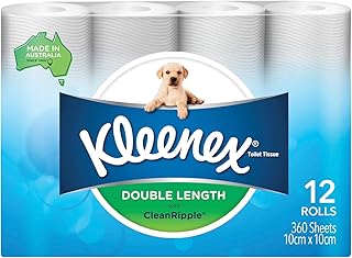 Kleenex Double Length Toilet Paper 12 Count