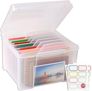 KILONEFE Greeting Card Organizer Box