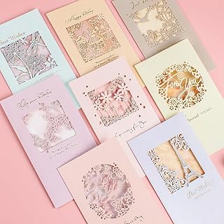 PQCLXUYA 8 PACK Blank Greeting Cards