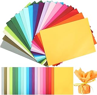 LEMESO 200 Sheets 20 Assorted Art Tissue Paper.