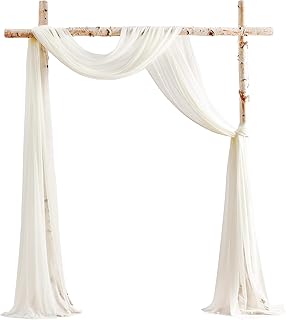Floroom Wedding Arch Draping Fabric - 2 Panels 20F