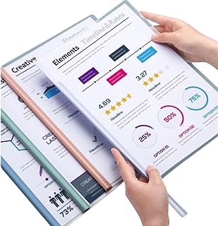 A4 Clear Pocket Report Cover Folder