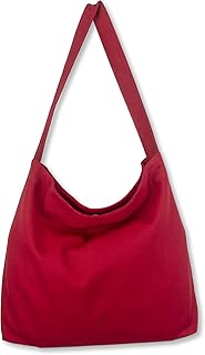 Colorful Seasons Large Canvas Bag