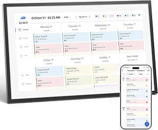 15.6inch Smart Calendar & Full HD Chore Chart & Electronic Calendar
