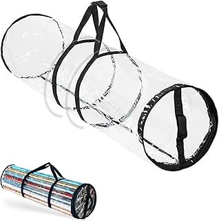 Clear Gift Wrap Organizer