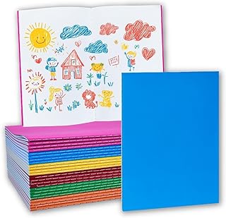 CoroRio 48-Pack Mini Blank Journals for Kids