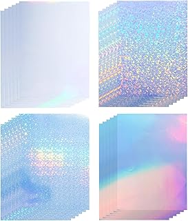 Nihuecne 24 Sheets Holographic Glossy Sticker