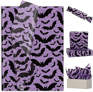 Halloween Bats Tissue Paper – 100 Sheets