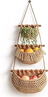 3 Tier Hanging Fruit Basket Organizer
