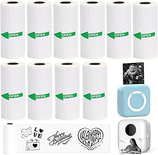 SZMILAIDUO 10 Rolls Thermal Sticker Paper