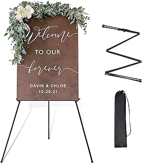 63'' Foldable Easel Stand for Wedding Sign & Poster