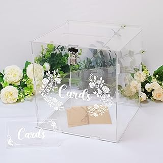 Acrylic Wedding Card Box